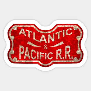Atlantic Pacific Railroad Sticker